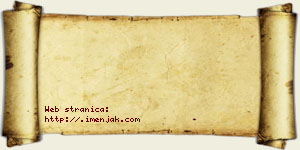 Natalija Nikezić vizit kartica